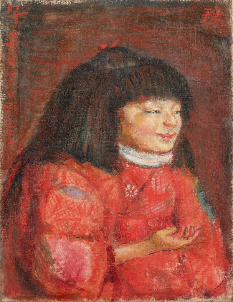 岸田劉生《麗子像》1922年 石橋財団 アーティゾン美術館