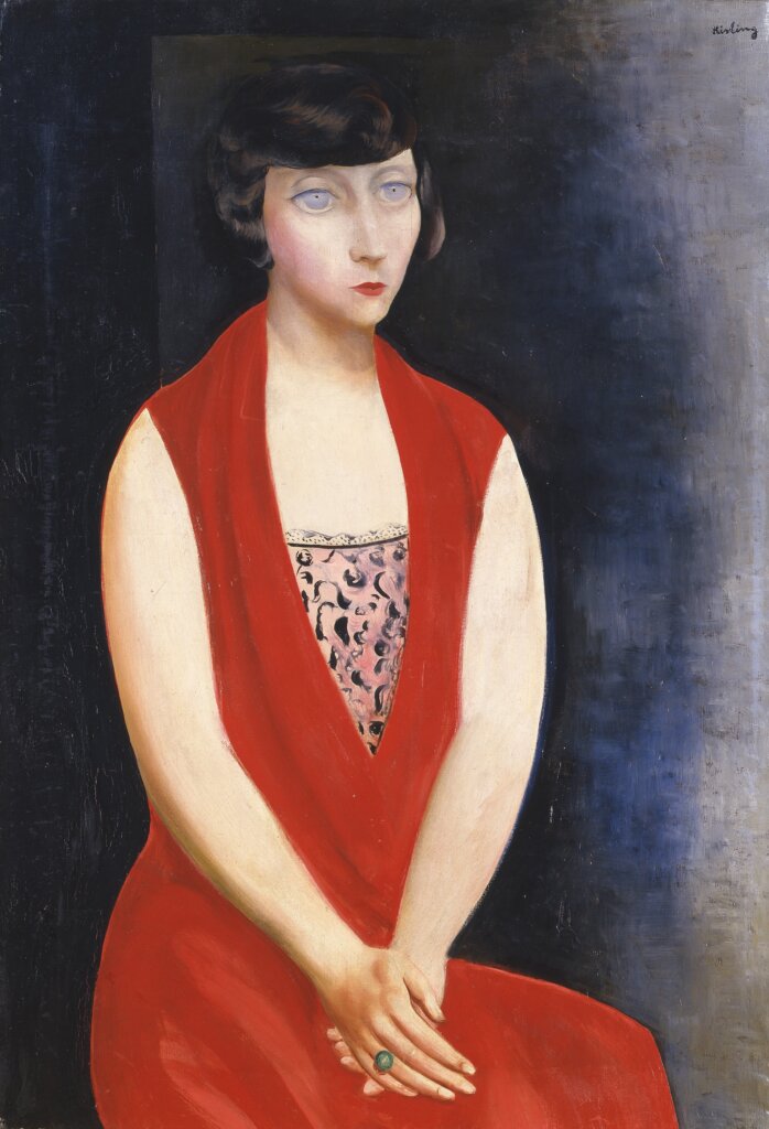 モイーズ・キスリング《シルヴィー嬢》1927年　油彩・カンヴァス