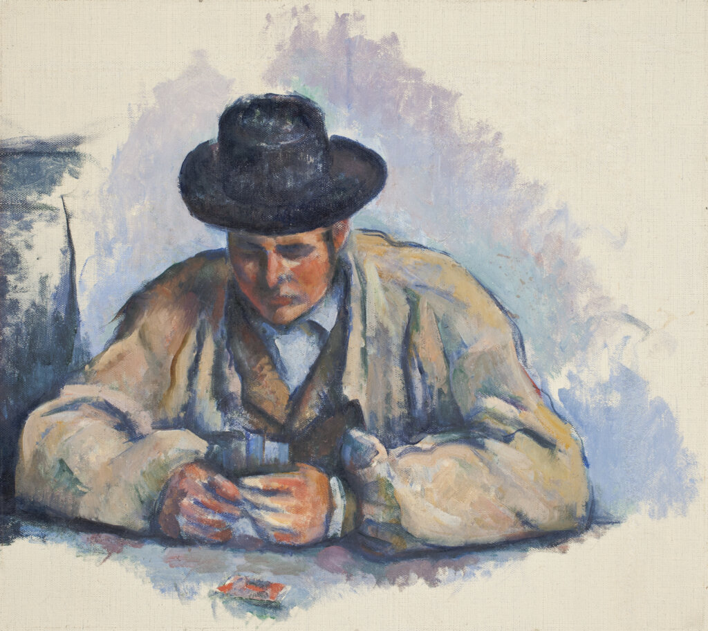 ポール・セザンヌ《「カード遊びをする人々」のための習作》1890-92年 油彩、カンヴァス Museum Purchase, 1931.104ウスター美術館所蔵/Image courtesy of the Worcester Art Museum