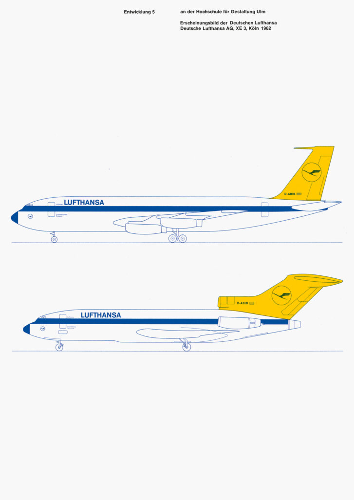 1964 · Otl Aicher, E5/HfG Ulm · Visual Identity of Lufthansa · Folder