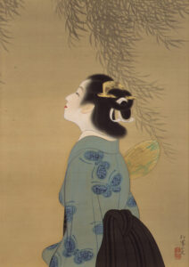 上村松園 《美人納涼図》1916-1926年頃 山王美術館