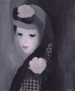 マリー・ローランサン 《ピンクの花で装うマノーラ》1925年 山王美術館