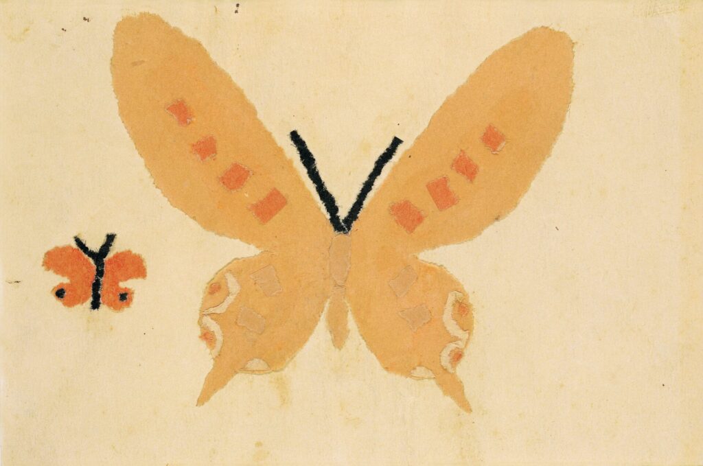 山下清《蝶々》