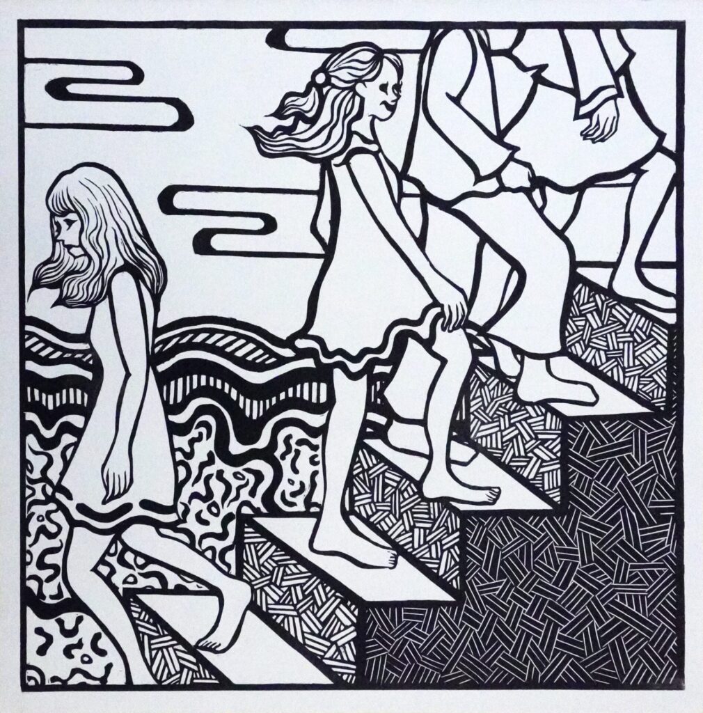 展示作品《カフカの階段No.4》