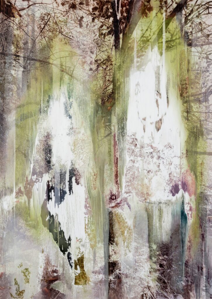 展示作品《untitled(figure no.11)》2024年 油彩、キャンヴァス