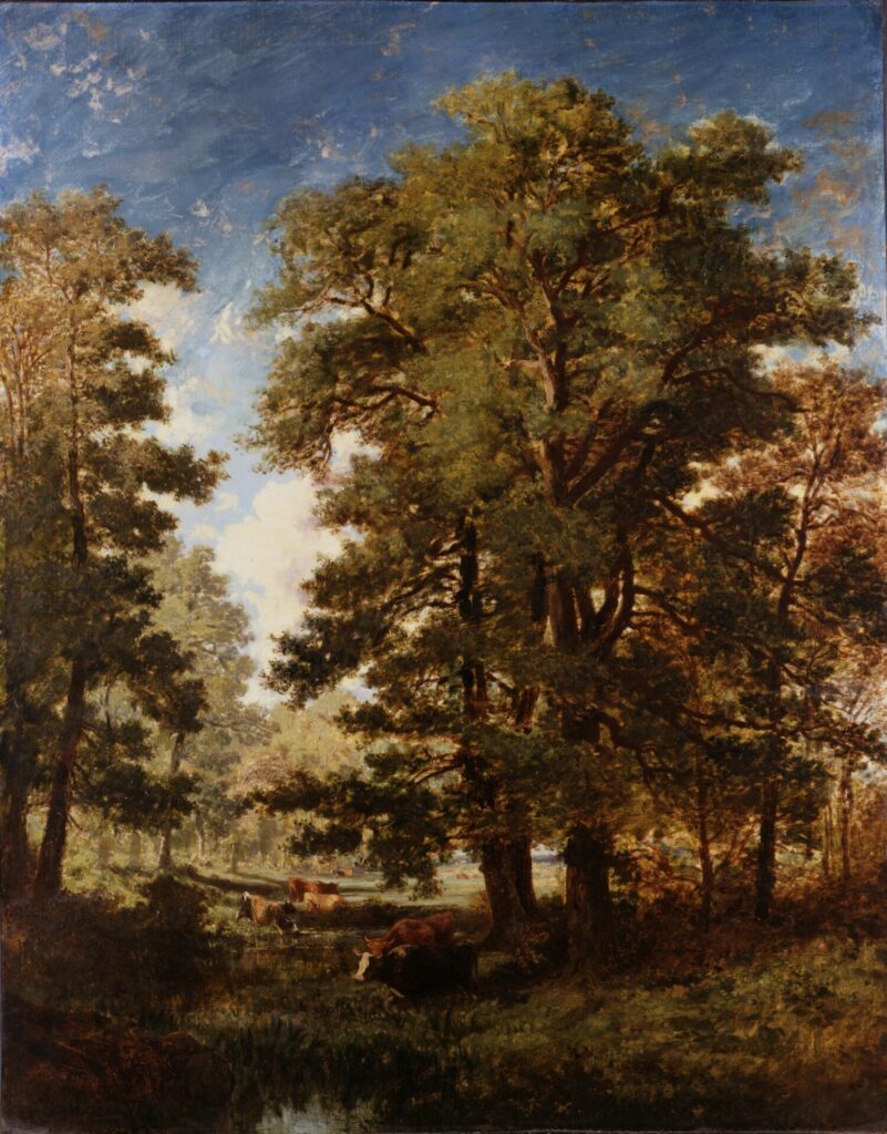 ジュール・デュプレ《森の中－夏の朝》