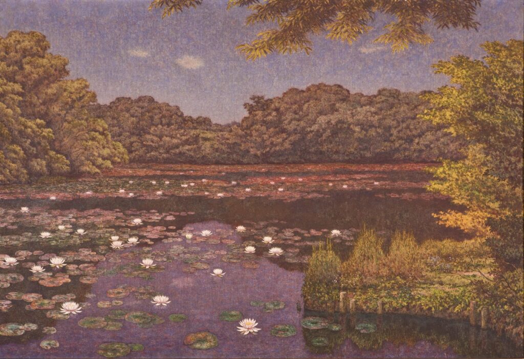 髙島野十郎《すいれんの池》