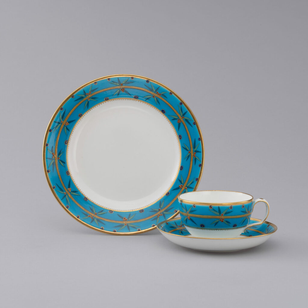 《植物文トリオ》ミントン