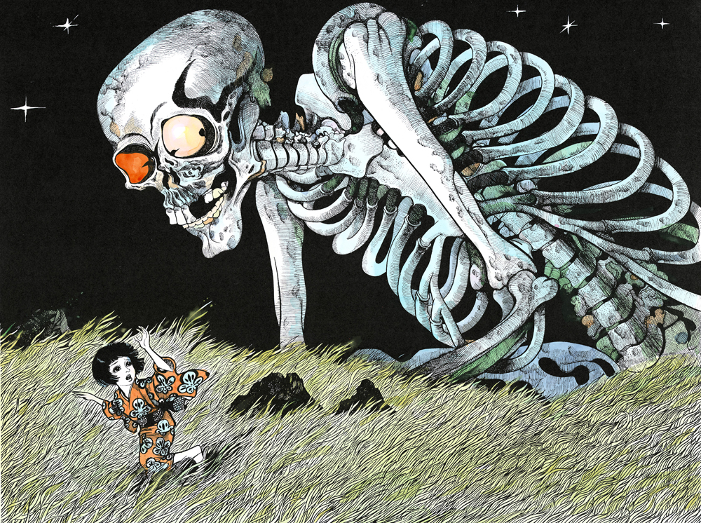 水木しげる《がしゃどくろ》