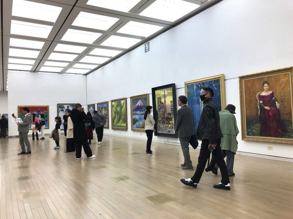 日展会場風景 洋画 2025年