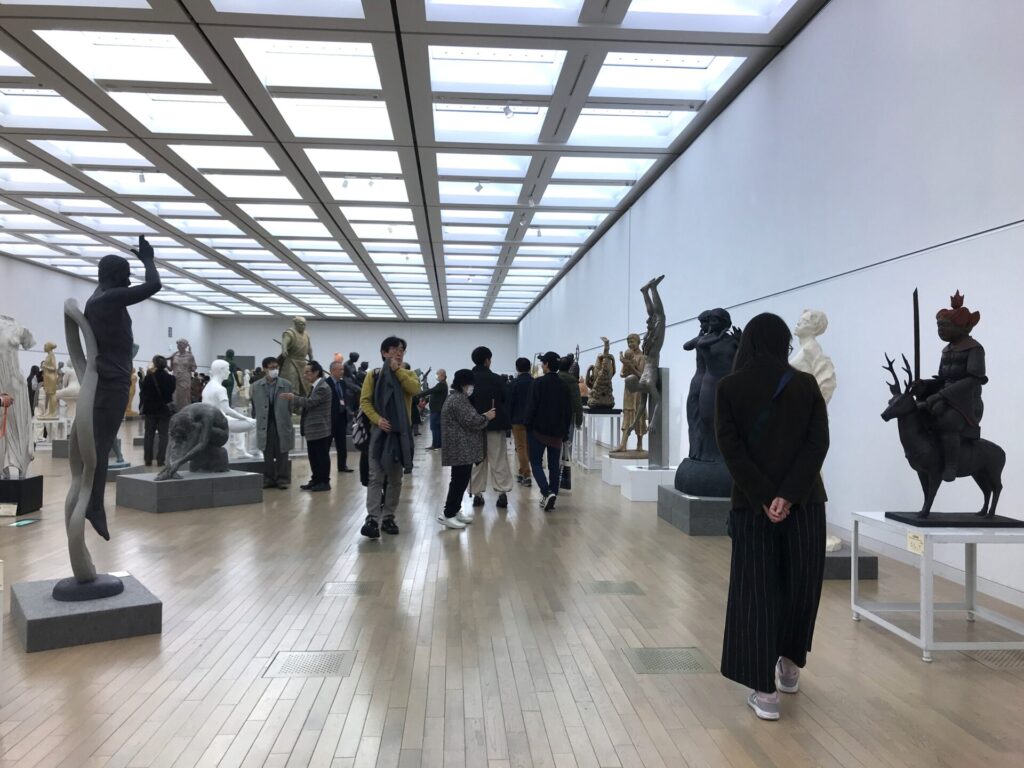 日展会場風景 彫刻 2025年