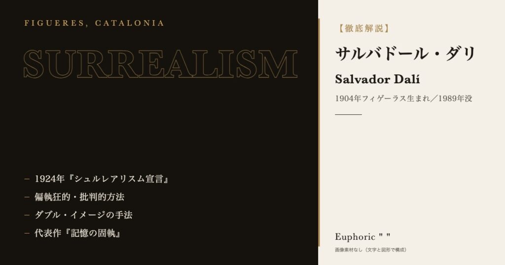 【徹底解説】サルバドール・ダリの人生と作品に迫る 【徹底解説】サルバドール・ダリの人生と作品に迫る
