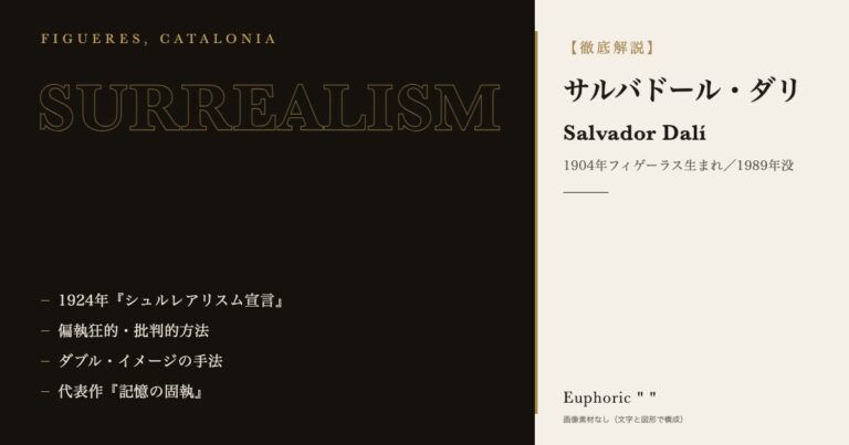 【徹底解説】サルバドール・ダリの人生と作品に迫る