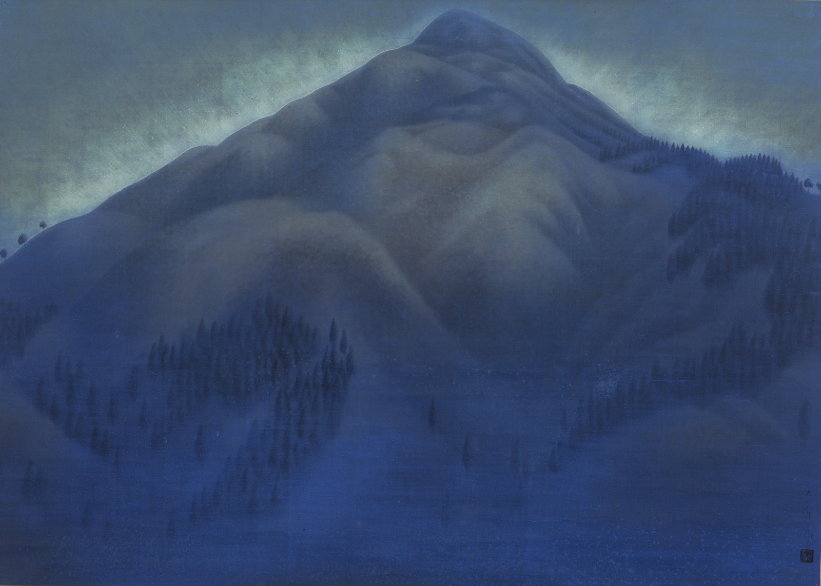 速水御舟『比叡山』（1920年）