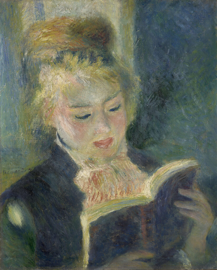 オーギュスト・ルノワール《読書する人》