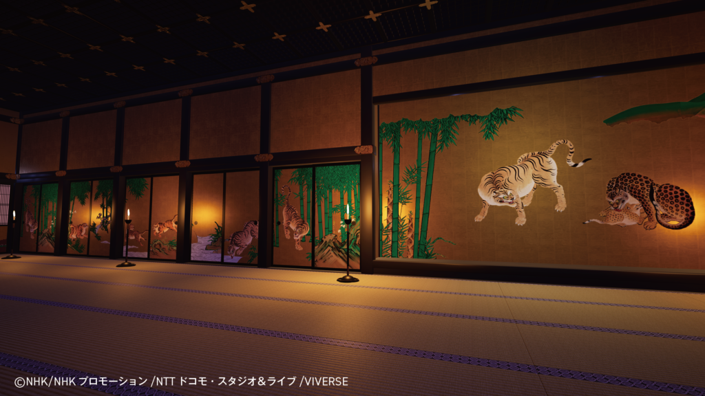 武力や財力を知らしめた障壁画（NHK VR「サムライの見た夢～幻の豊臣大坂城～」）