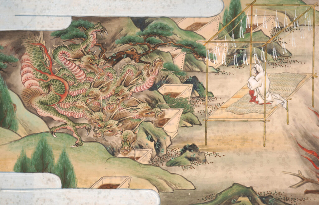 「氷川大明神并宝泉寺縁起絵」（部分）