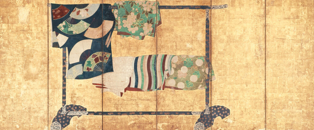 誰ヶ袖図屛風（右隻）