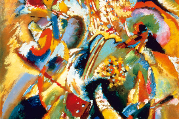 「E.R. キャンベルのための壁画No.4」の習作：ワシリー・カンディンスキー