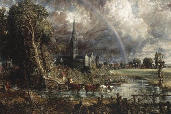 『牧草地から見たソールズベリー大聖堂（Salisbury Cathedral from the Meadows）』