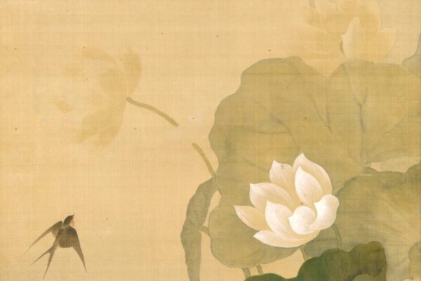 《蓮池飛燕》前田錦楓