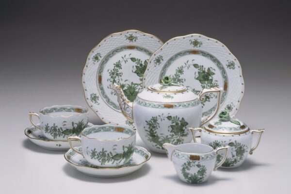 《インドの花》ティーセット ヘレンド ハンガリー