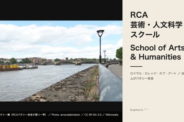 ロイヤル・カレッジ・オブ・アート 芸術・人文科学スクール（School of Arts & Humanities）バタシー校舎のある一帯