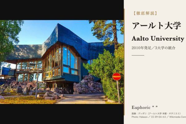 アールト大学の徹底解説（アイキャッチ使用画像｜アールト（作成 2026-10-01 ／ Saki） Commonsファイル : Dipoli11.jpg Commonsページ : https://commons.wikimedia.org/wiki/File:Dipoli11.jpg 画像URL : https://upload.wikimedia.org/wikipedia/commons/thumb/b/ba/Dipoli11.jpg/1280px-Dipoli11.jpg ライセンス : CC BY-SA 4.0 撮影者 : Halaszo 撮影日 : 2017-09-23 被写体 : ディポリ（アールト大学 本館・オタニエミ） 画像内の表記 : ディポリ（アールト大学 本館・オタニエミ） ／ Photo: Halaszo ／ CC BY-SA 4.0 ／ Wikimedia Commons 処理: 切り取り・色調整なし。object-fit:contain で全体を収め、余白は黒帯。 文字は写真の上に重ねず、右のクリーム地パネル（別領域）に配置。 大学のロゴは使用していません（仕様書15-2）。 ）