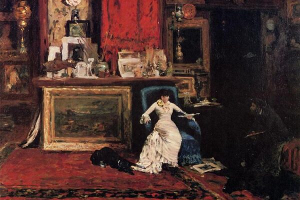 Interior of the Artist's Studio (1880)